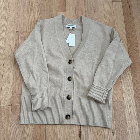 Banana Republic Factory Ribbed Button-Front Cardigan | Women’s Small | NWT - Picture 1 of 4